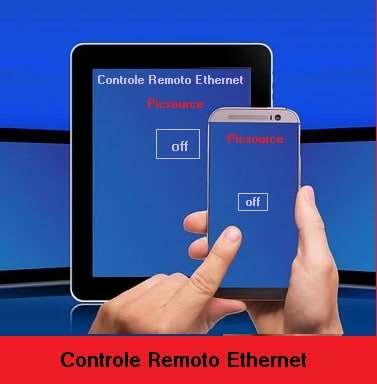 CONTROLE REMOTO WEB (ETHERNET) C/ 7 CANAIS ON/OFF – C/ ARDUINO NANO E ENC28J60 (REF333)