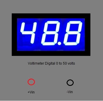 VOLTÍMETRO DE 0 A 50 VOLTS – C/ AT89C2051 E DISPLAY DE 7 SEG (REF378)